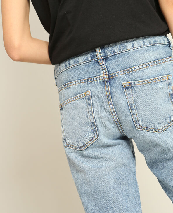 Jean droit 7/8 bleu - Pimkie