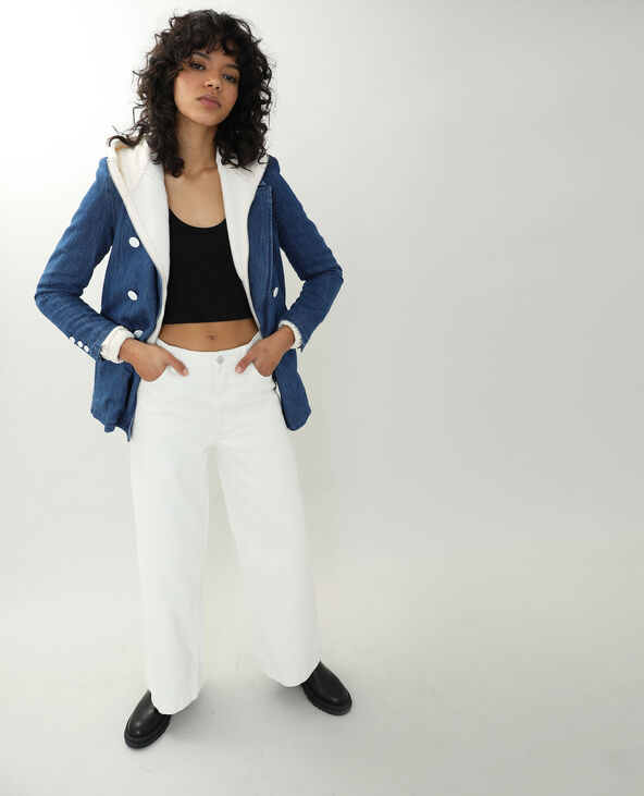 Veste en jean bleu foncé - Pimkie