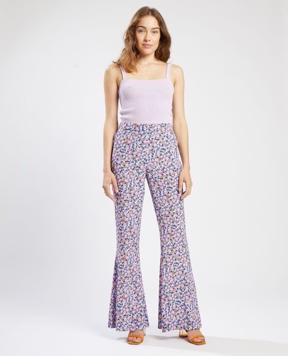 Pantalon flare bleu électrique - Pimkie