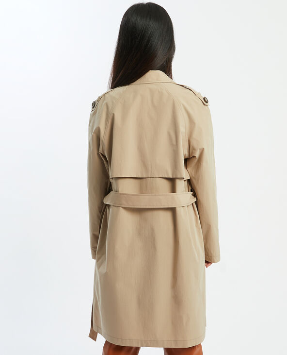 Trench long gris clair - Pimkie