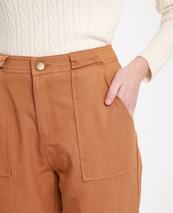 Pantalon cargo camel - Pimkie