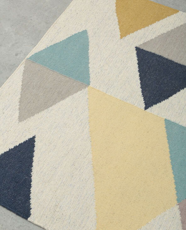 Grand tapis multicolore et silver rose - Pimkie