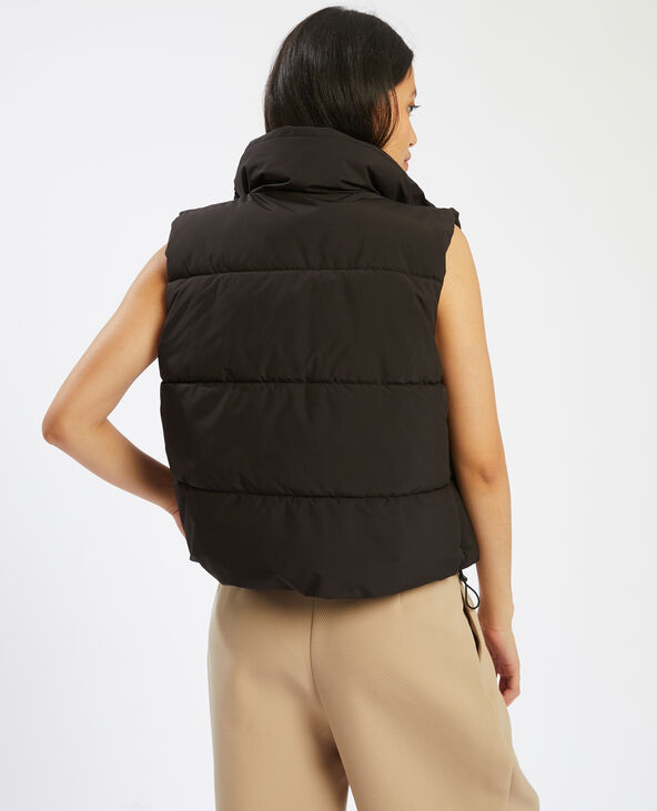 Veste noire sans manche outlet