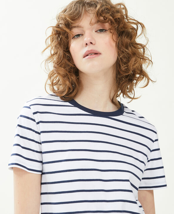 T-shirt basique col rond bleu marine - Pimkie