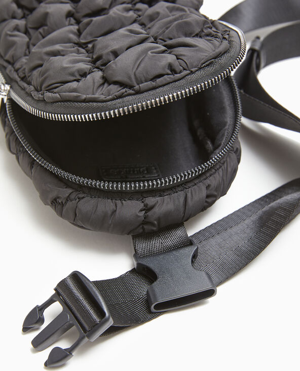 Sac banane matelassé noir - Pimkie