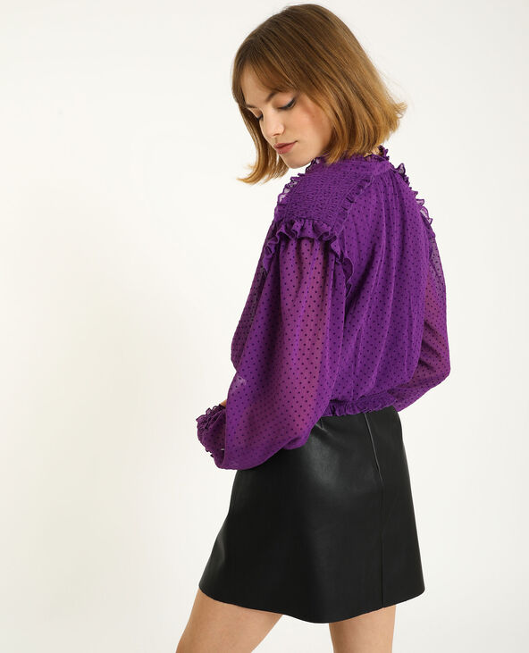 Blouse violette femme hotsell