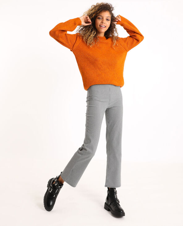 Pull à épaulettes marron - Pimkie