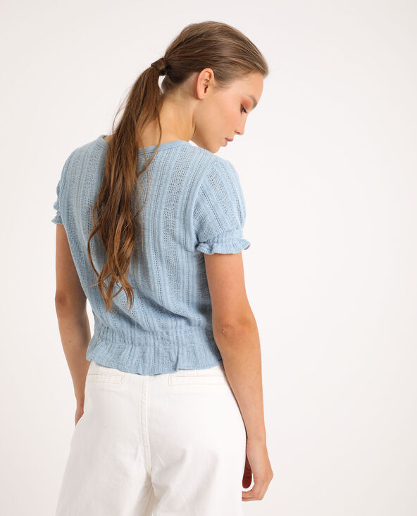 Top boutonné gris - Pimkie