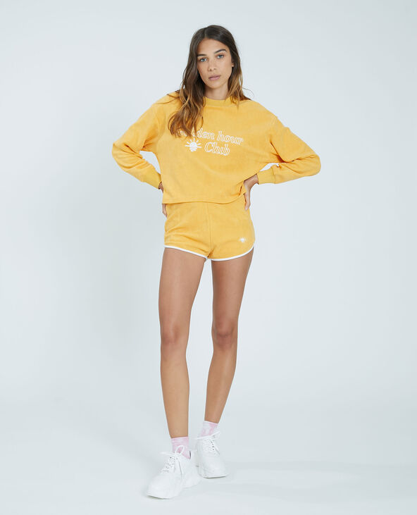 Short éponge orange - Pimkie
