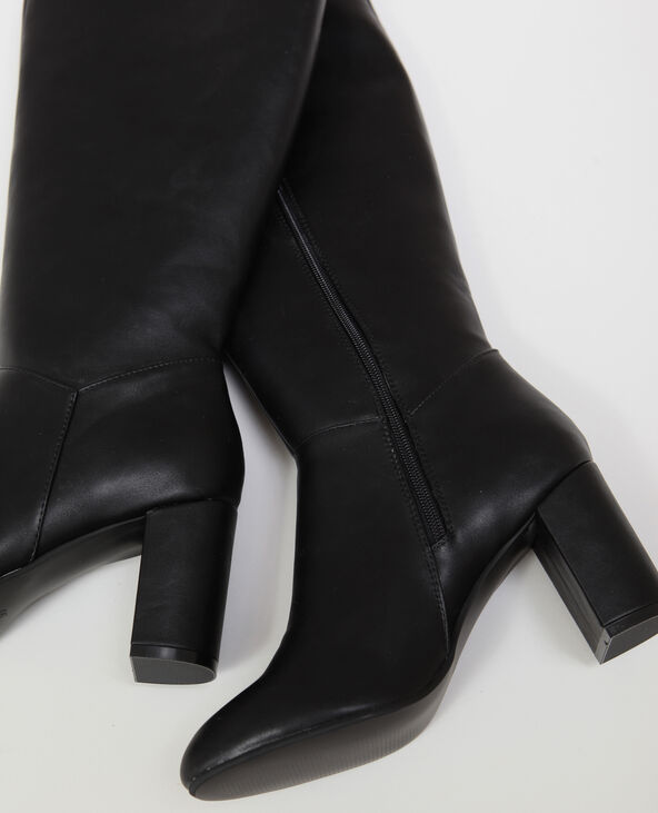 Bottes à talons noir - Pimkie