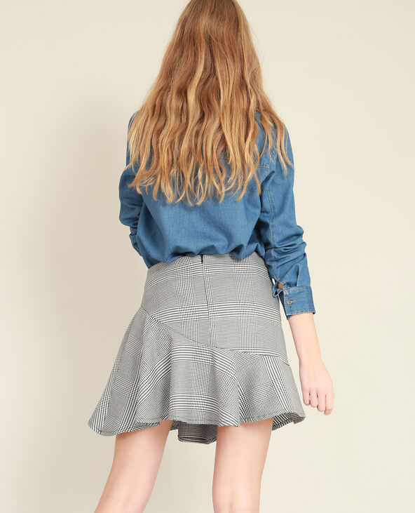 Chemise à broderies bleu - Pimkie