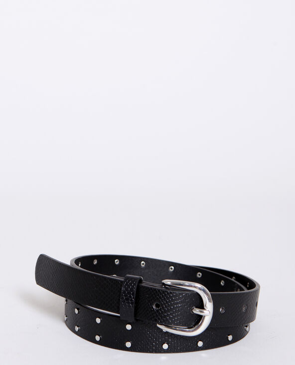 Ceinture cloutée noir - Pimkie