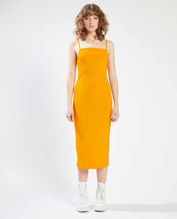 Robe tube longue orange - Pimkie