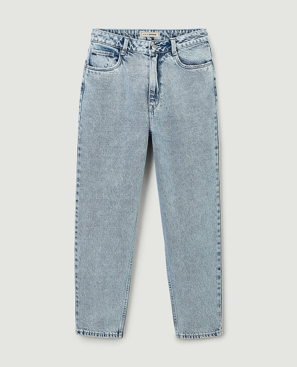 Jean mom taille haute bleu clair - Pimkie