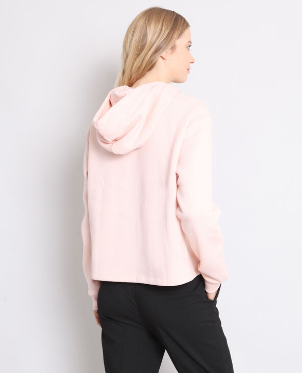 Sweat à capuche rose clair - Pimkie