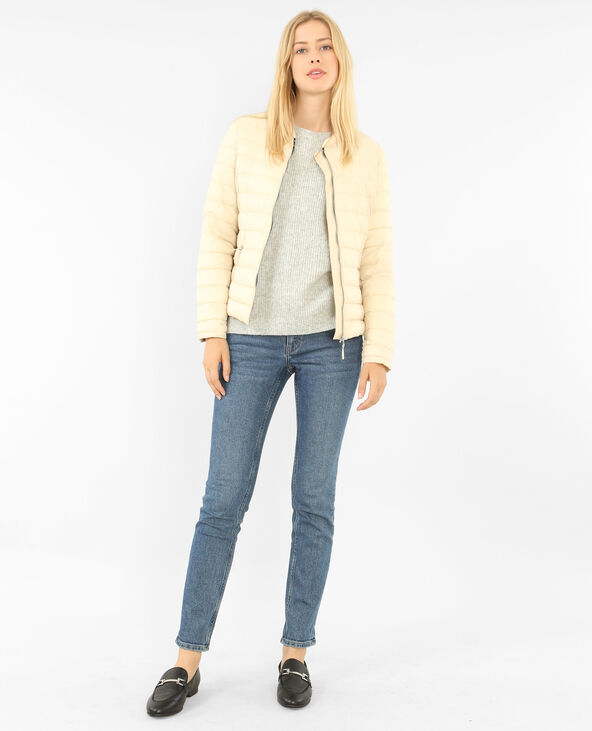 Doudoune fine beige - Pimkie
