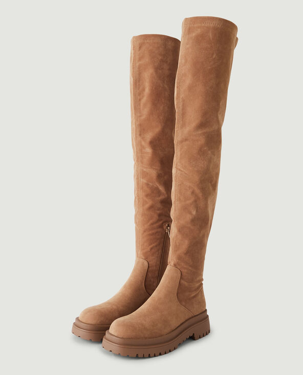 Cuissardes semelles crantées beige - Pimkie