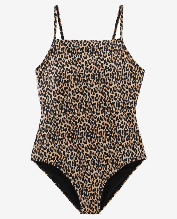 Maillot de bain une pièce léopard marron - Pimkie