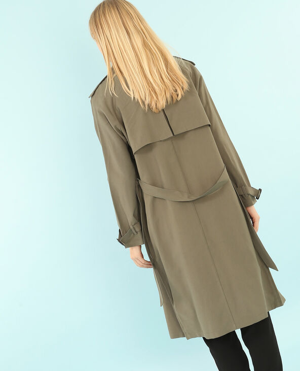 Trench fluide deals kaki femme