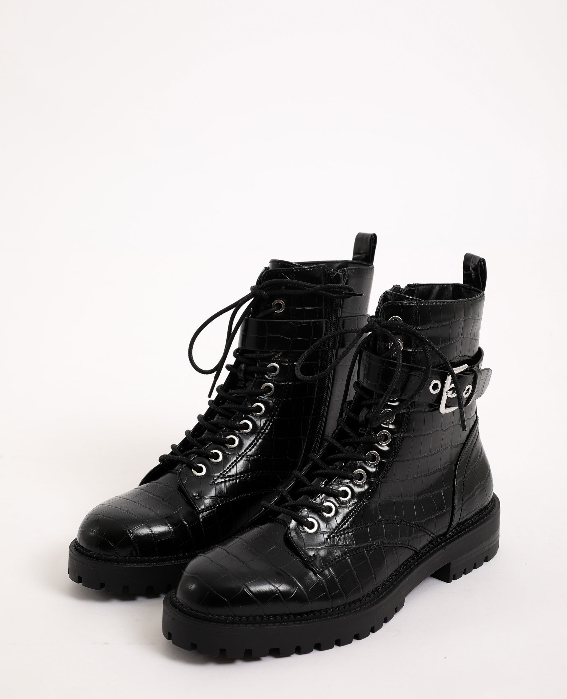 boots noir rock