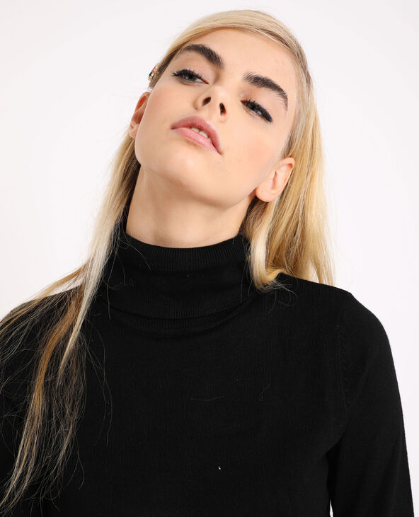 Pull à col roulé noir - Pimkie