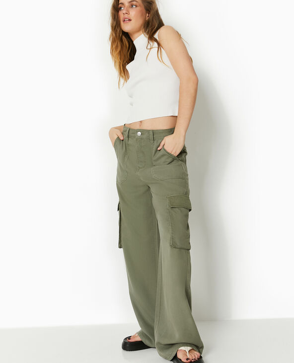 Pantalon cargo fluide outlet