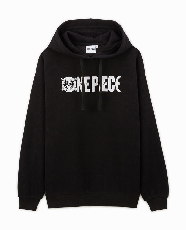 Sweat capuche oversize One Piece noir - Pimkie