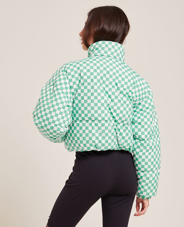 Doudoune courte vert - Pimkie