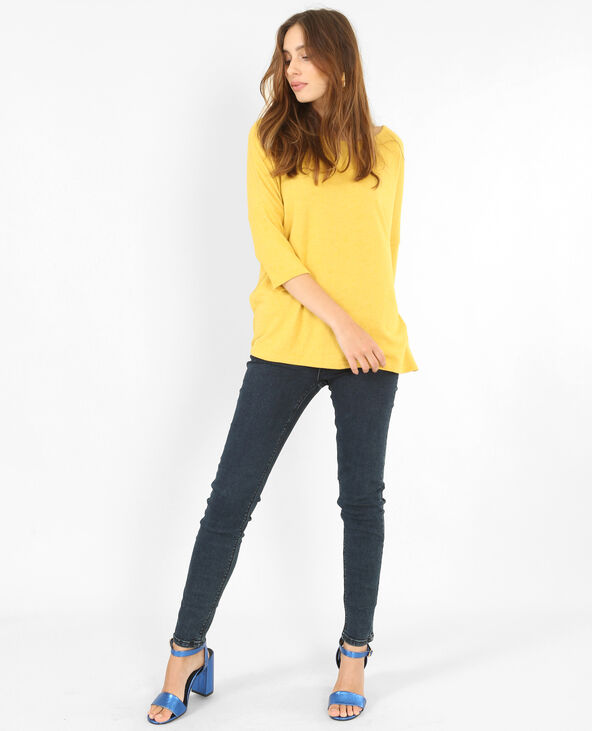 Pull doux jaune ocre - Pimkie
