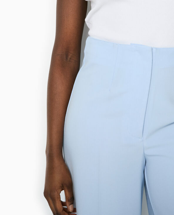Pantalon large avec pinces bleu - Pimkie