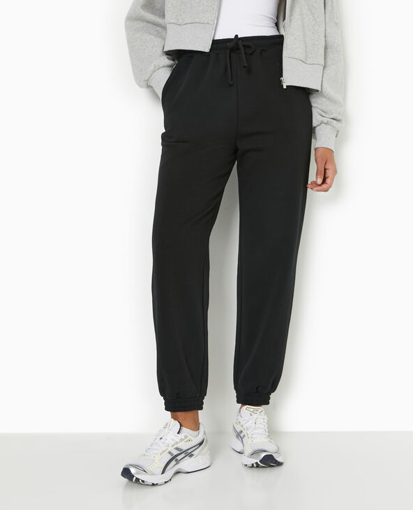 Pantalon de jogging en molleton noir - Pimkie