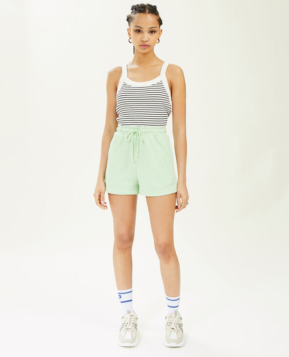 Short en molleton vert clair - Pimkie