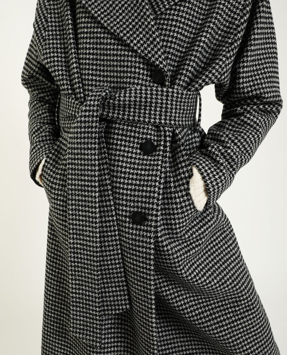 Manteau long noir - Pimkie