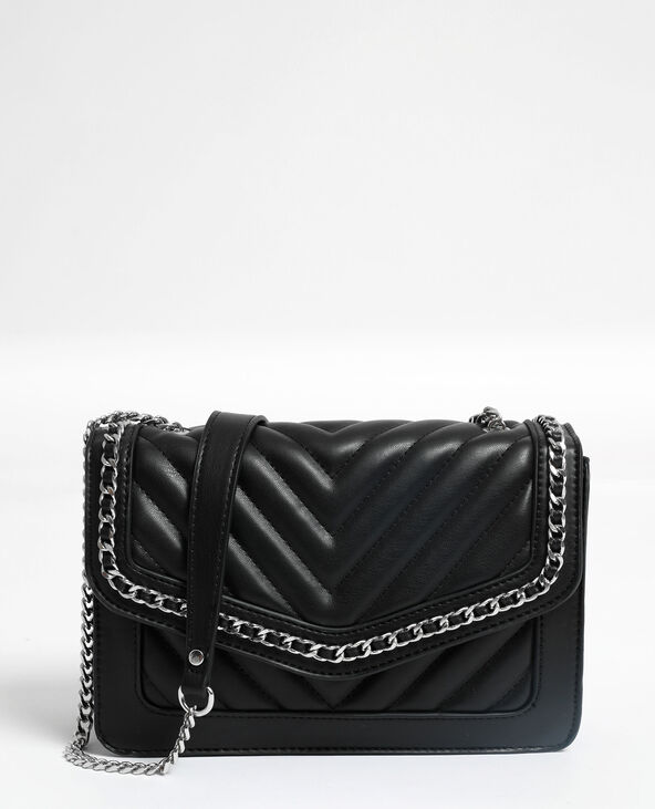 Sac matelassé noir - Pimkie