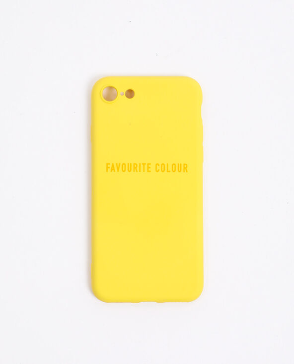 Coque compatible iPhone jaune - Pimkie