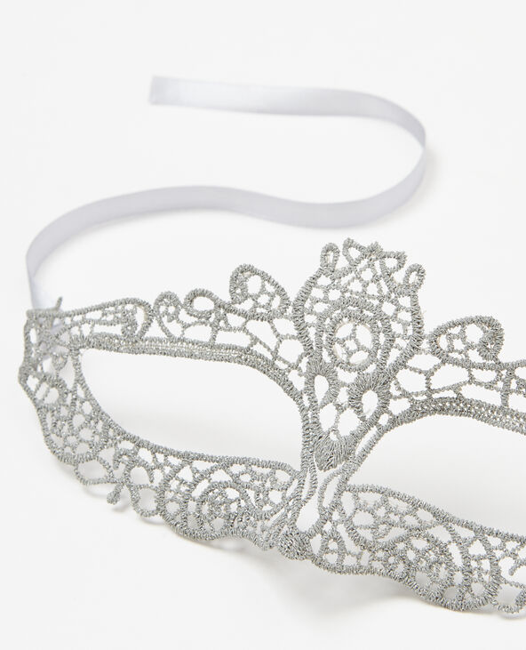 Masque dentelle pour les yeux argenté - Pimkie