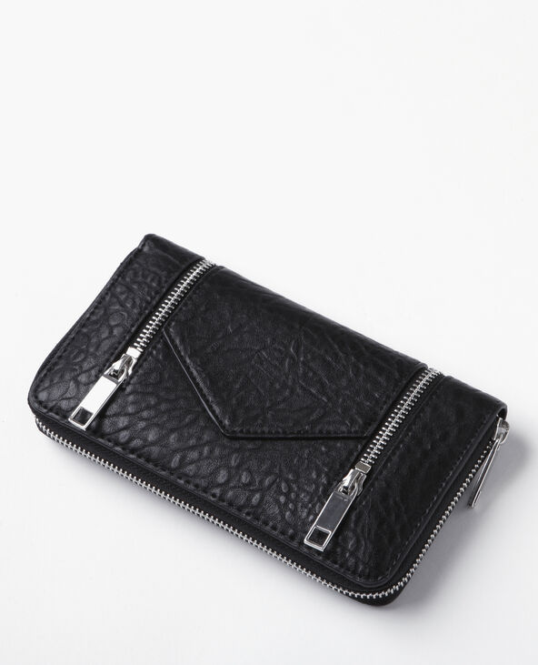 Portefeuille compagnon zippé marron - Pimkie