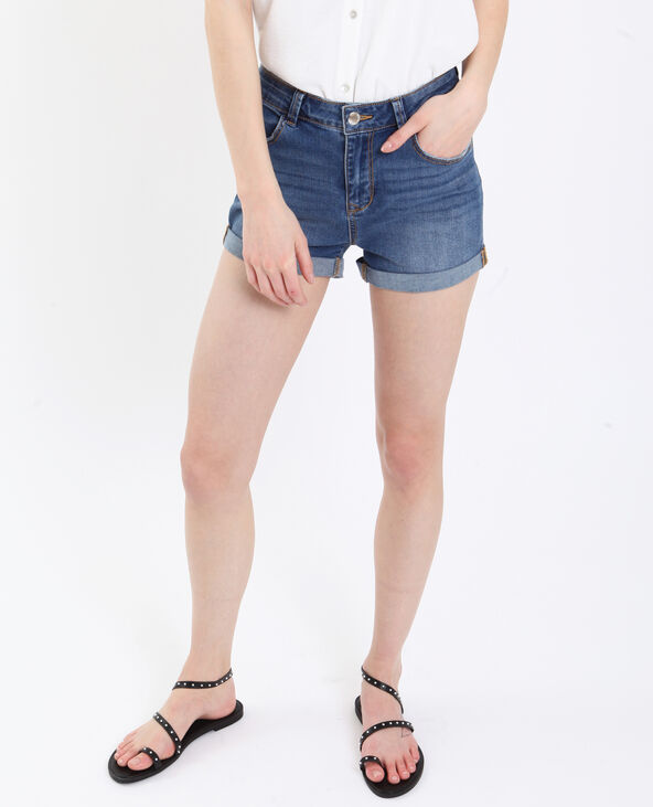 Short en jean bleu - Pimkie