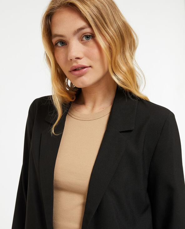 Veste blazer cintrée noir - Pimkie