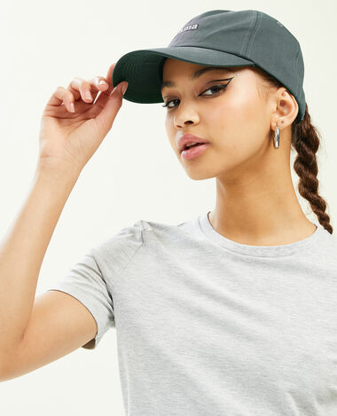 Casquette brodée gris foncé - Pimkie