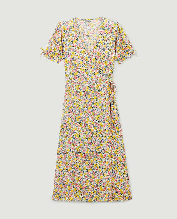 Robe longue fleurie