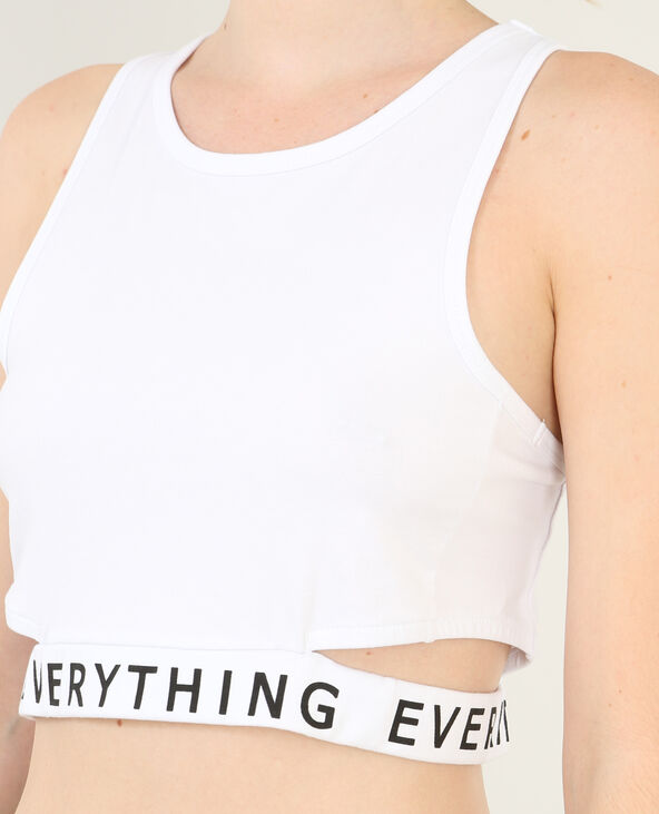 Brassière de sport blanc - Pimkie