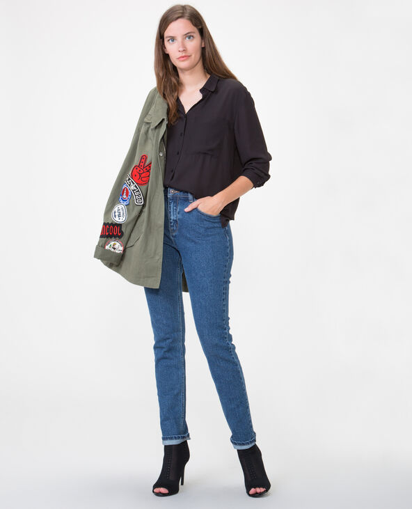 Slim taille haute bleu marine - Pimkie