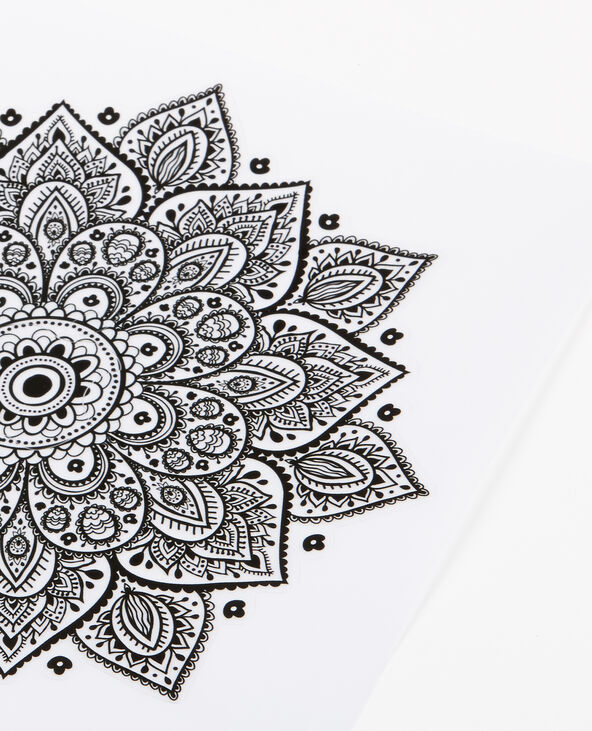 Sticker mandala pour ordinateur noir - Pimkie