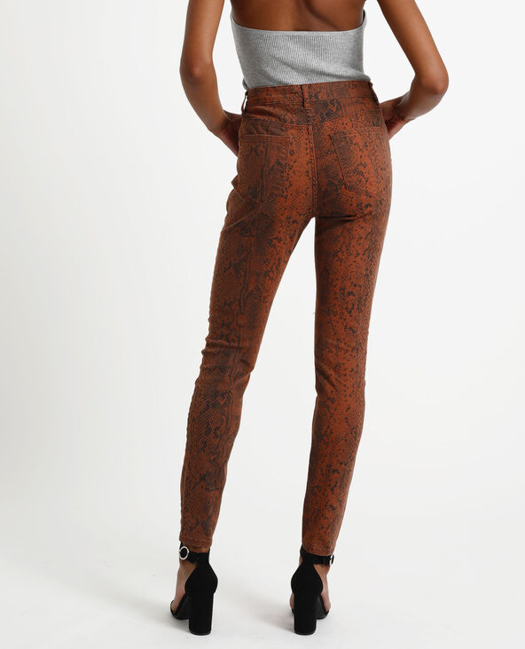 Pantalon best sale skinny imprimé