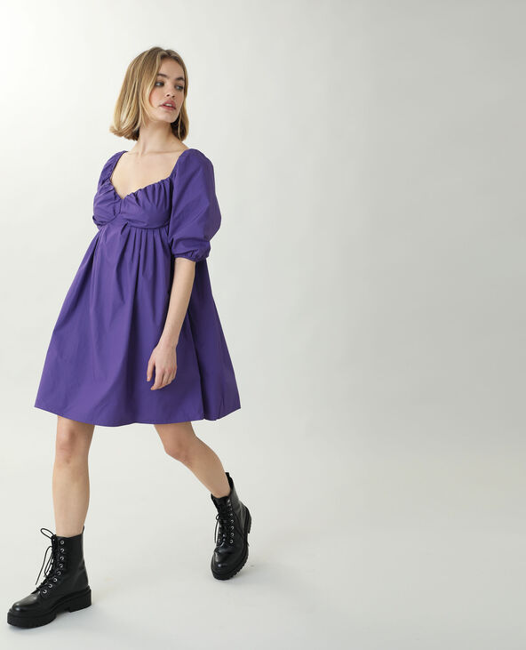Robe trapèze violet - Pimkie