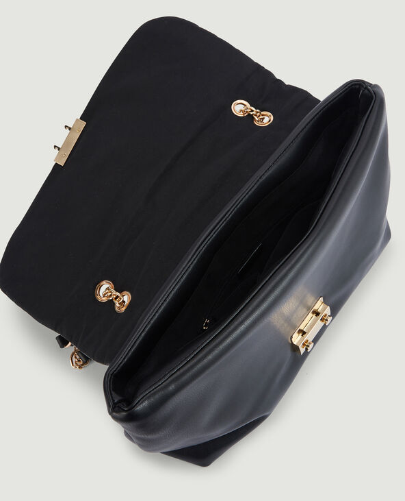 Grand sac matelassé noir - Pimkie