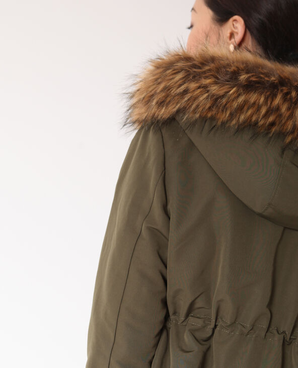 Parka à capuche vert kaki - Pimkie