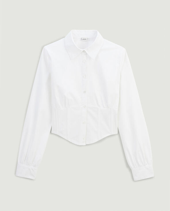Chemise corset blanc - Pimkie