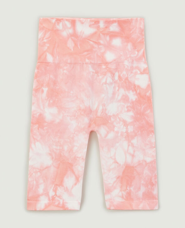 Legging court sans couture orange - Pimkie